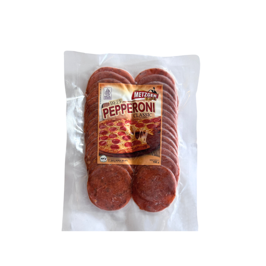 Beef Pepperoni Classic Sliced 150gr