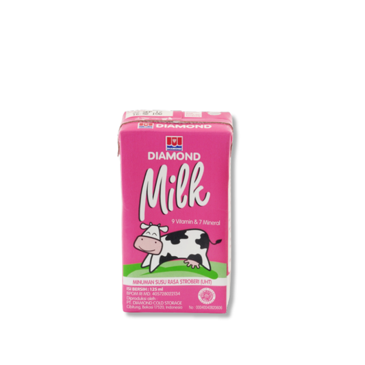 Diamond UHT Milk Strawberry 125ml