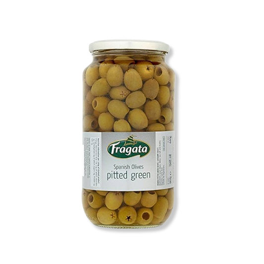 Fragata Pitted Green Olives in Jar 900gr