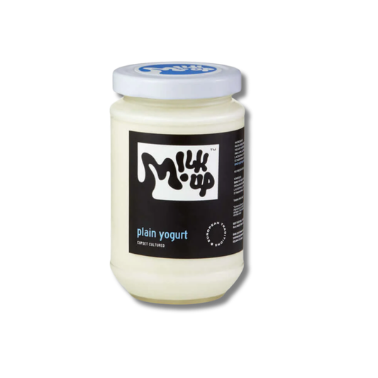Milk Up Plain Yoghurt 330ml glass