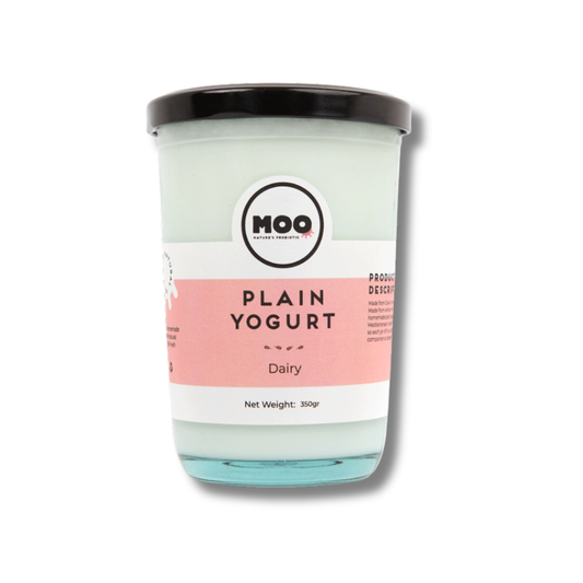 Moo Plain Yoghurt 350ml