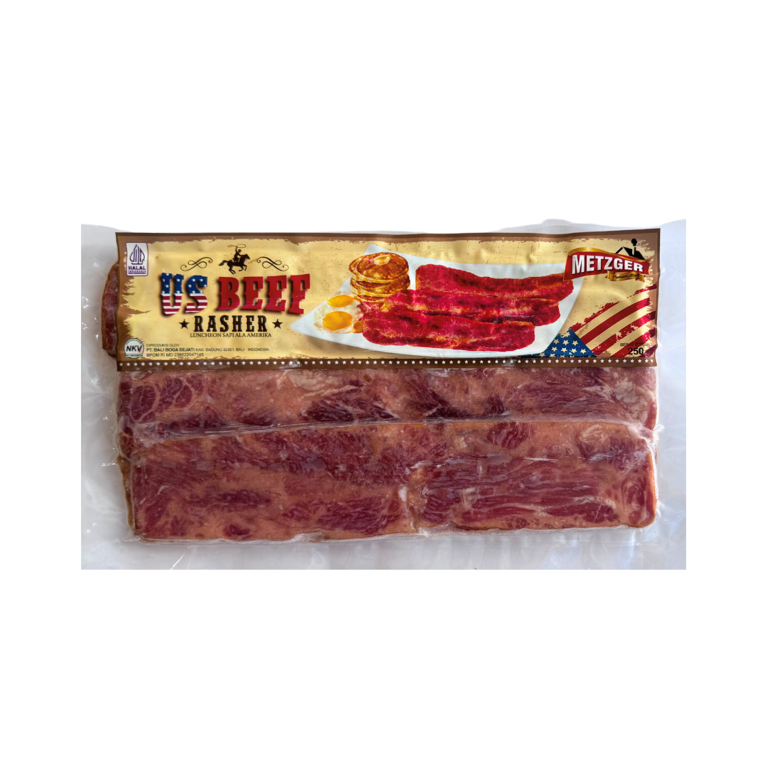 USA Beef Rasher Sliced 250gr