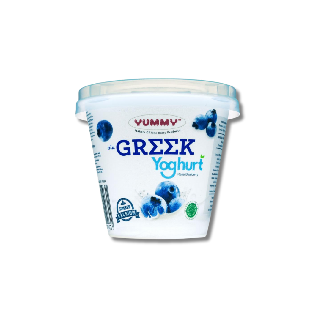 Yummy Greek Yoghurt Blueberry 100gr